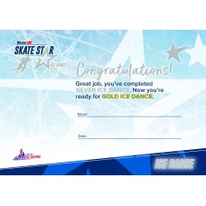 Skate UK Skate Stars Ice Dance Certificate - Silver